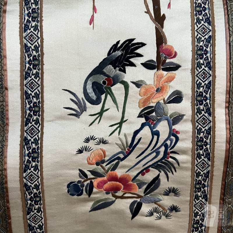 70年代 花鸟绣片一组四副 - 图5